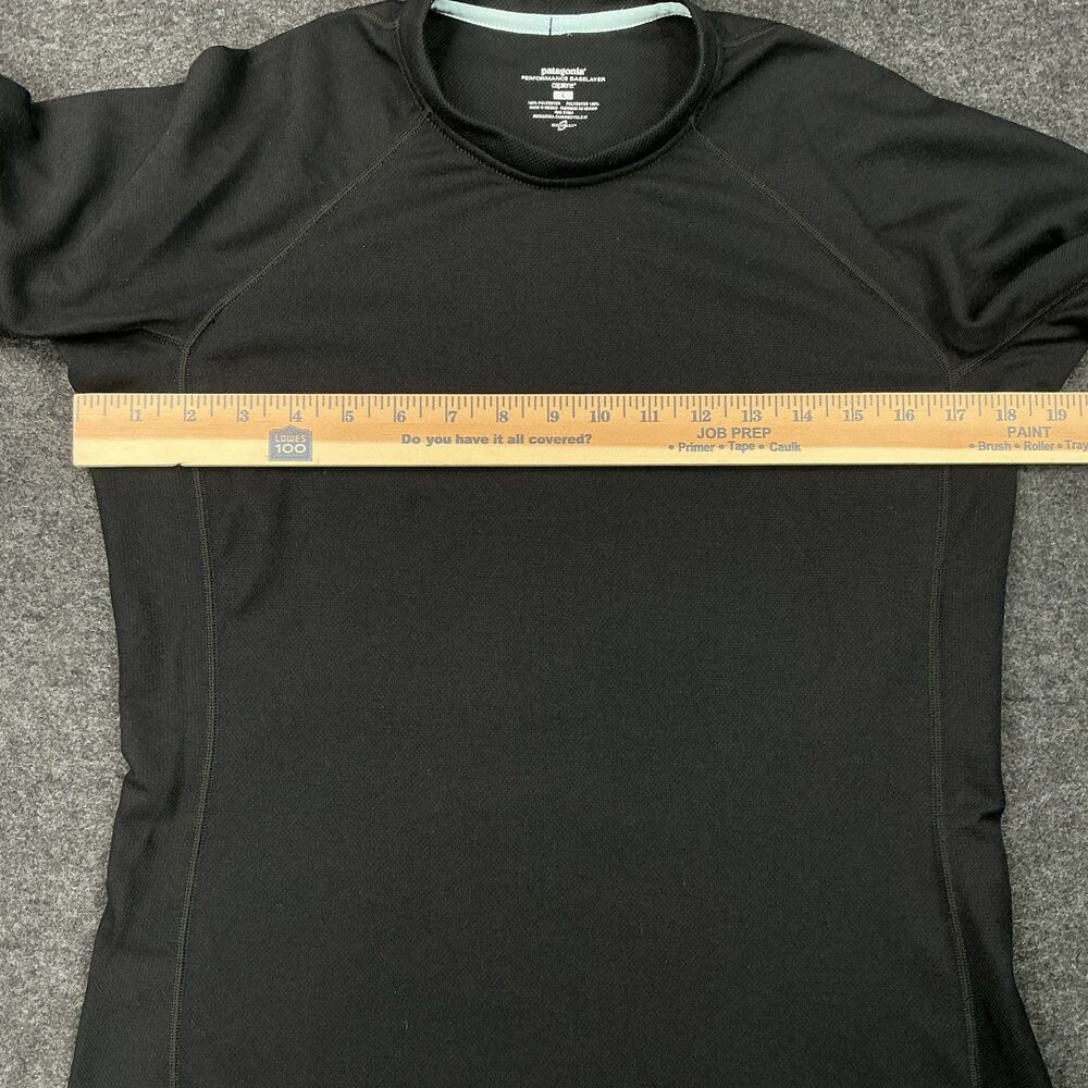 Patagonia Womens Capilene 3 Crew Base Layer L Black Performance Midweight Hiking - Picture 11 of 12